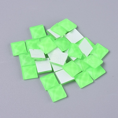 Faceted Glass Cabochons DIY-WH0121-46J-1
