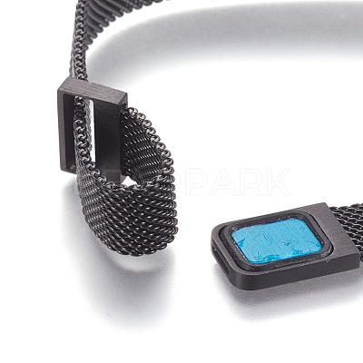 Iron Mesh Chain Bracelet Making MAK-E667-01B-1