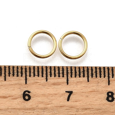 Rack PlatingBrass Open Jump Rings KK-O139-18V-G-1