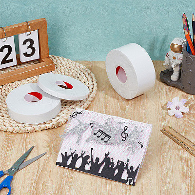 5 Rolls 3 Styles Foam Double Side Adhesive Tape DIY-BC0016-99-1