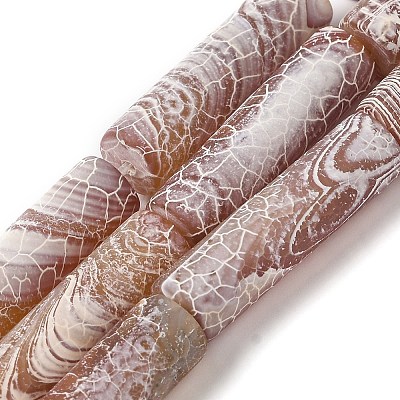 Natural Weathered Agate Beads Strands G-Q169-A04-01-1