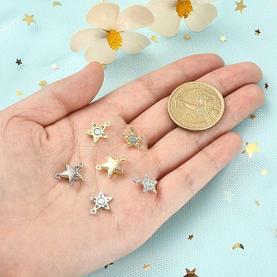 10 Sets 2 Colors Alloy Magnetic Clasps PALLOY-CJ0002-35-1