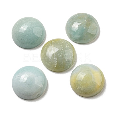Natural Flower Amazonite Cabochons G-C115-02A-33-1