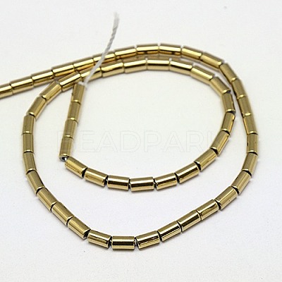 Electroplate Non-magnetic Synthetic Hematite Beads Strands G-J162-C-01-1