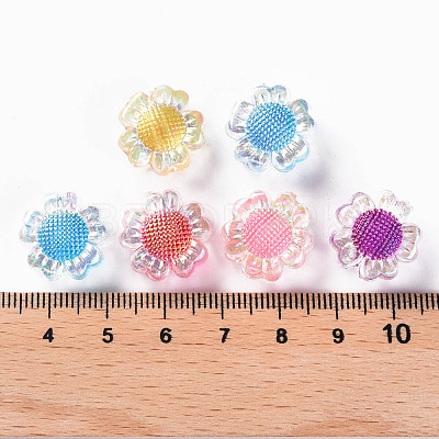 Transparent Acrylic Beads TACR-S152-10B-1
