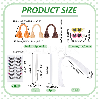 1Pc Polyester Articulated Goose Wings AJEW-WR0003-40-1