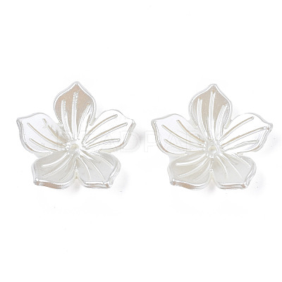 ABS Plastic Imitation Pearl Beads OACR-N012-001-1