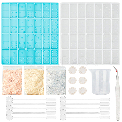 DIY Dominoes Silicone Molds DIY-FH0001-71-1