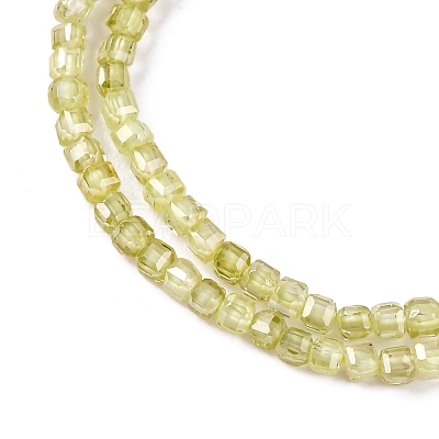 Cubic Zirconia Bead Strands ZIRC-P109-01A-09-1