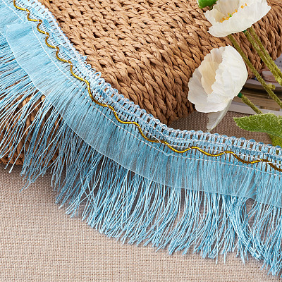 Polyester Tassel Fringe Trimming OCOR-TAC0008-21G-1