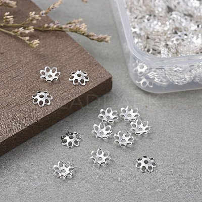 Multi-Petal Iron Bead Caps IFIN-YW0001-12S-1