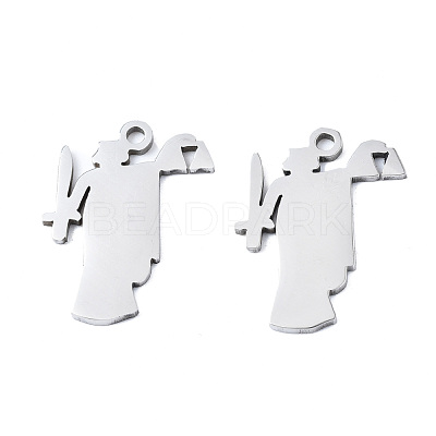 Non-Tarnish 201 Stainless Steel Pendants STAS-T044-253P-1