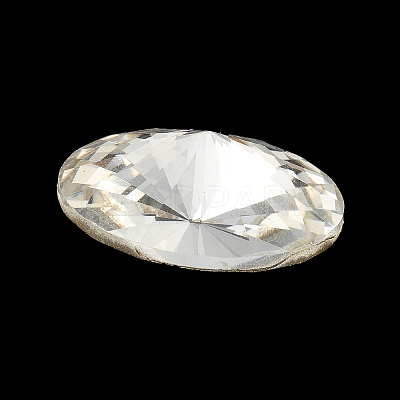Faceted Glass Rhinestone Cabochons GGLA-C032-06-1