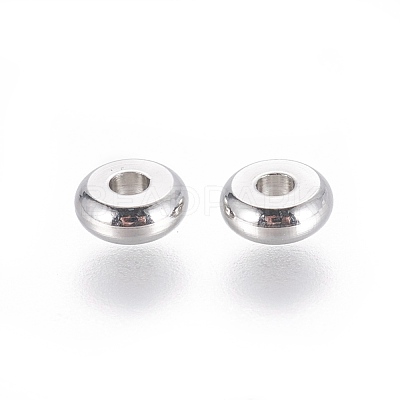 Tarnish Resistant 304 Stainless Steel Spacer Beads STAS-F205-02P-B-1