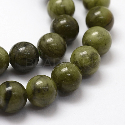 Natural Chinese Jade Beads Strands X-G-F363-10mm-1