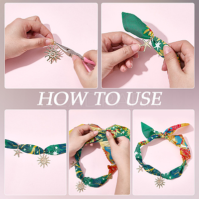 DIY Silk Scarf Necklace Making Kits DIY-BM0002-56-1