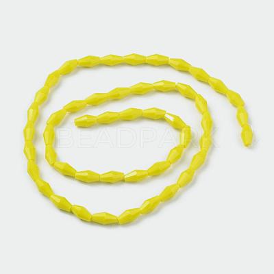 Opaque Glass Beads Strands GLAA-P001-03B-02-1