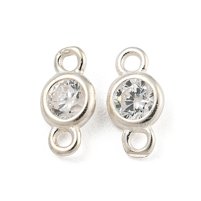 925 Sterling Silver Connector Charms STER-C007-07A-S-1
