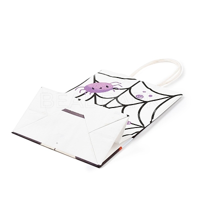 Halloween Theme Kraft Paper Gift Bags CARB-A006-01B-1