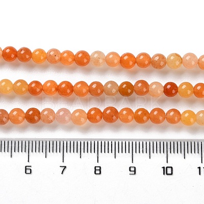 Natural Red Aventurine Beads Strands X-G-L609-A02-03-1