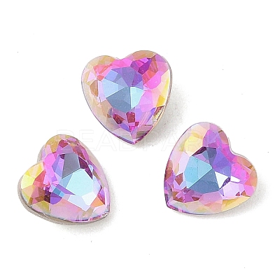 Glass Rhinestone Cabochons RGLA-L029-08B-HELA-1