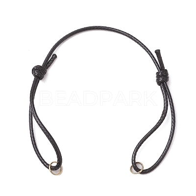 Adjustable Waxed Polyester Cord Bracelet Making AJEW-JB01312-01-1