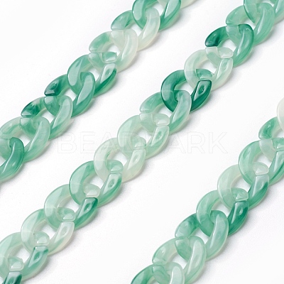 Acrylic Curb Chains SACR-P065-R05-1