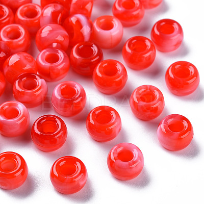 Acrylic European Beads MACR-S375-002A-M-1