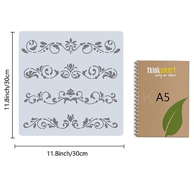 PET Plastic Drawing Painting Stencils Templates DIY-WH0244-200-1
