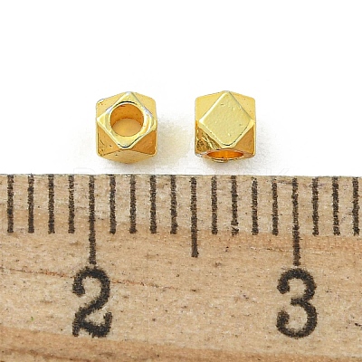 Rack Plating Brass Spacer Beads FIND-T071-03G-B02-RS-1