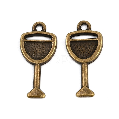 Tibetan Style Alloy Pendants TIBE-B003-02AB-1