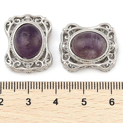 Natural Amethyst Multi-Strand Links KK-M304-05P-01-1
