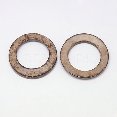 Wood Jewelry Findings Coconut Linking Rings COCO-O006A-12-1