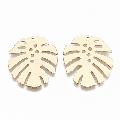 Eco-Friendly Iron Pendants IFIN-T015-042G-NR-1