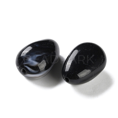 Opaque Acrylic Beads OACR-M015-06-1