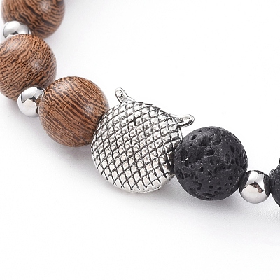 Unisex Stretch Bracelets BJEW-JB04962-06-1