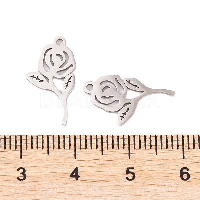 Non-Tarnish 5Pcs 201 Stainless Steel Pendants LS-STAS-M056-06P-1