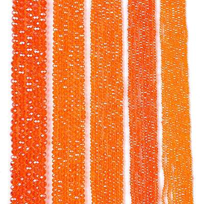 Electroplate Glass Beads Strands EGLA-A044-T8mm-A25-1