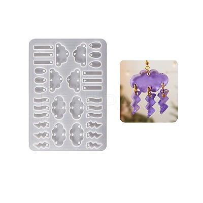 Silicone Pendant Molds DIY-S048-03B-1