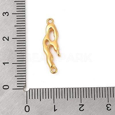 925 Sterling Silver Irregular Shaped Chandelier Component Links STER-D288-01G-1