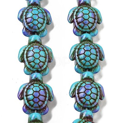 Synthetic Turquoise Dyed Beads Strands X-G-P507-05M-1