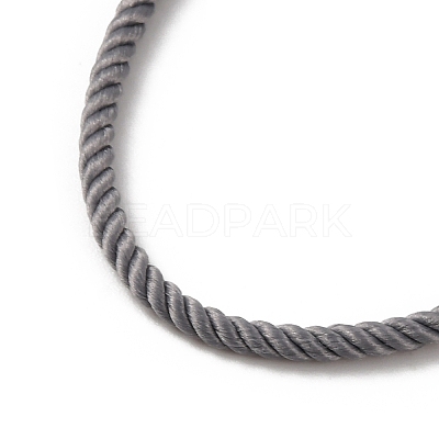 2MM Round Nylon Milan Cord Necklace Makings MAK-F038-C11-G-1