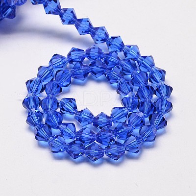 Transparent Glass Beads Strands EGLA-A039-T6mm-D08-1