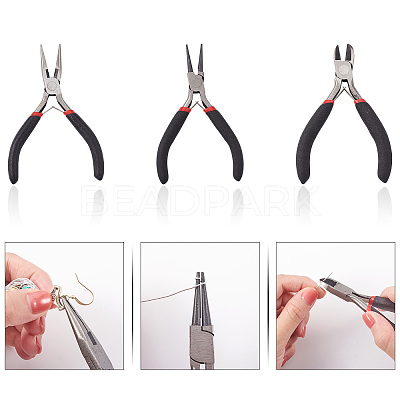 Carbon Steel Jewelry Pliers Sets PT-TA0001-09-1