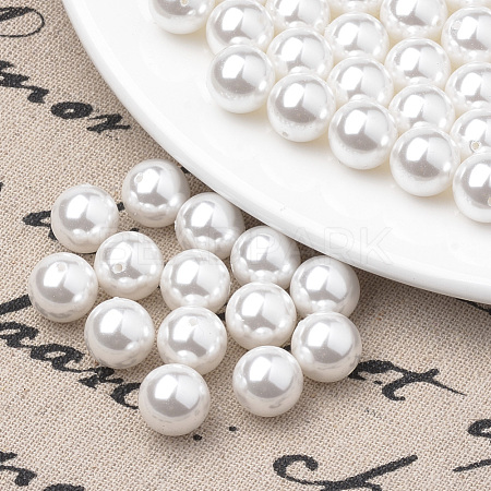 Eco-Friendly Plastic Imitation Pearl Beads Strands MACR-S285-25mm-04-1