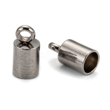 Tarnish Resistant 304 Stainless Steel Cord Ends X-STAS-M242-12-1
