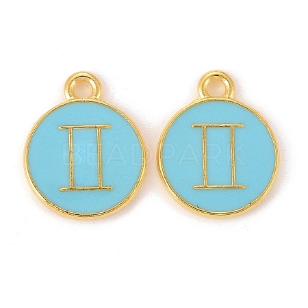 Alloy Enamel Pendants LS-ENAM-S124-01B-16I-1