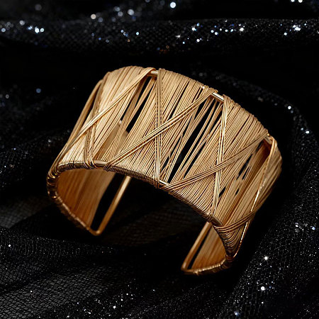 Iron Wired Cuff Bangles WGFA891-11-1