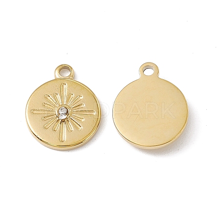 PVD Vacuum Plating 201 Stainless Steel Charms STAS-J401-VC595-1