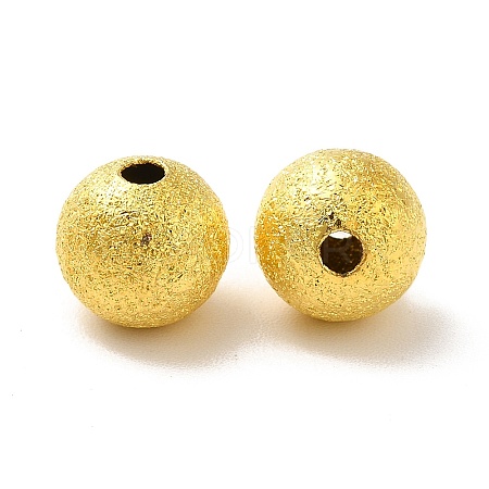 Brass Textured Beads EC225-G-1